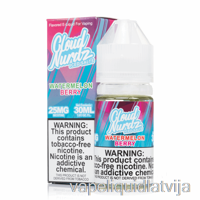 Ledus Arbūzu Oga - Mākonis Nurdz Salts - 30ml 25mg Vape šķidrums